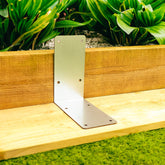 Corner Railway Sleeper Brackets - 100mm x 200mm (Pack of 4)